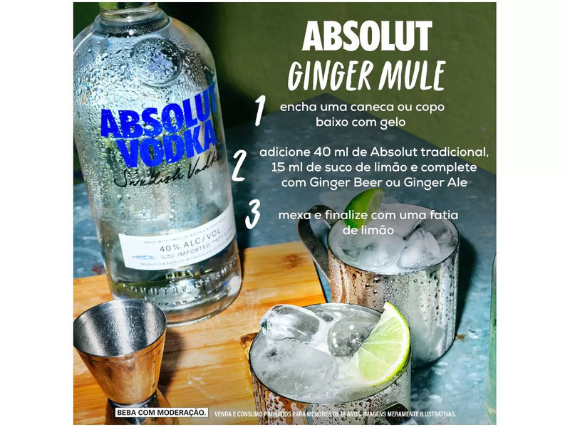 Vodka Sueca Absolut Original 1L