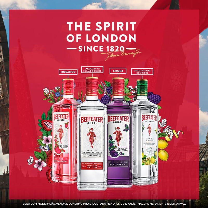 Gin Inglês Beefeater Blackberry Garrafa 700ml
