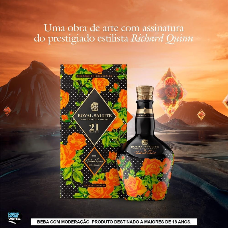 Whisky Escocês Blended Special Batch Orange Rose Royal Salute The Fashion Collection Garrafa 700ml