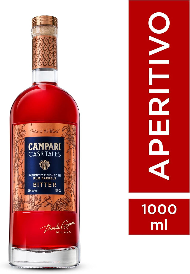 Campari Cask Tales Rum 1000ml - Edição Limitada