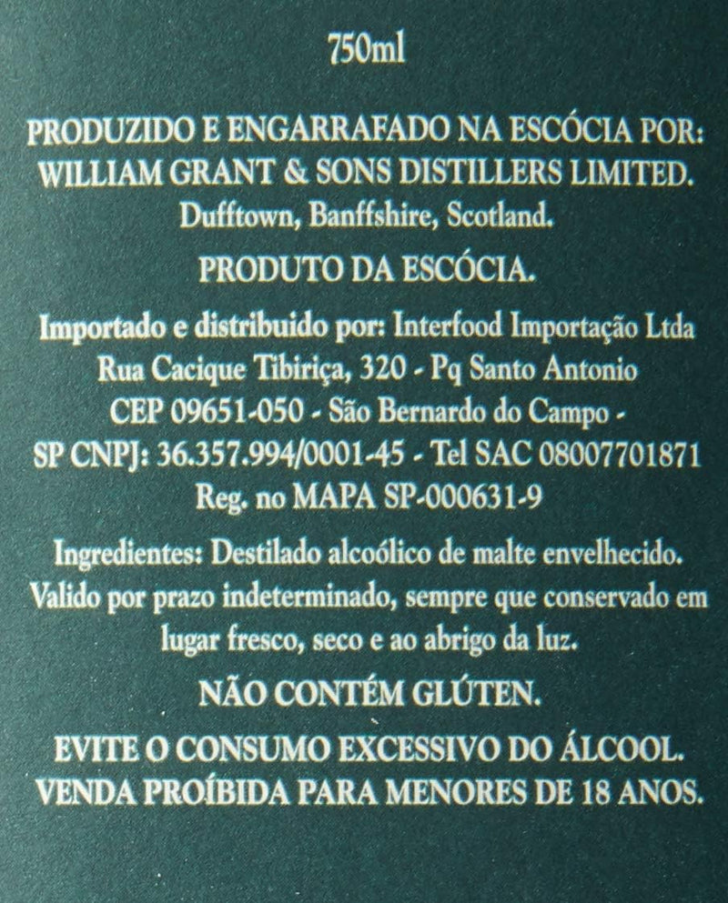 Whisky Glenfiddich 12 anos 750Ml