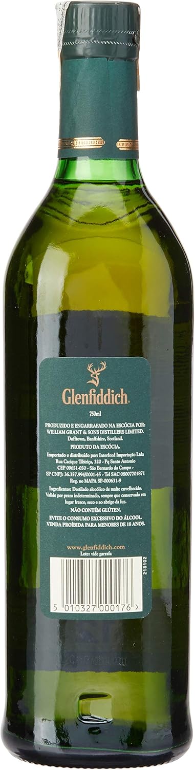 Whisky Glenfiddich 12 anos 750Ml