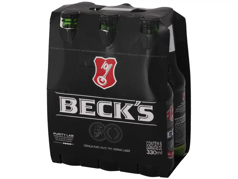 Cerveja Becks Bremen Germany Pilsner 6 Unidades - Long Neck 330ml