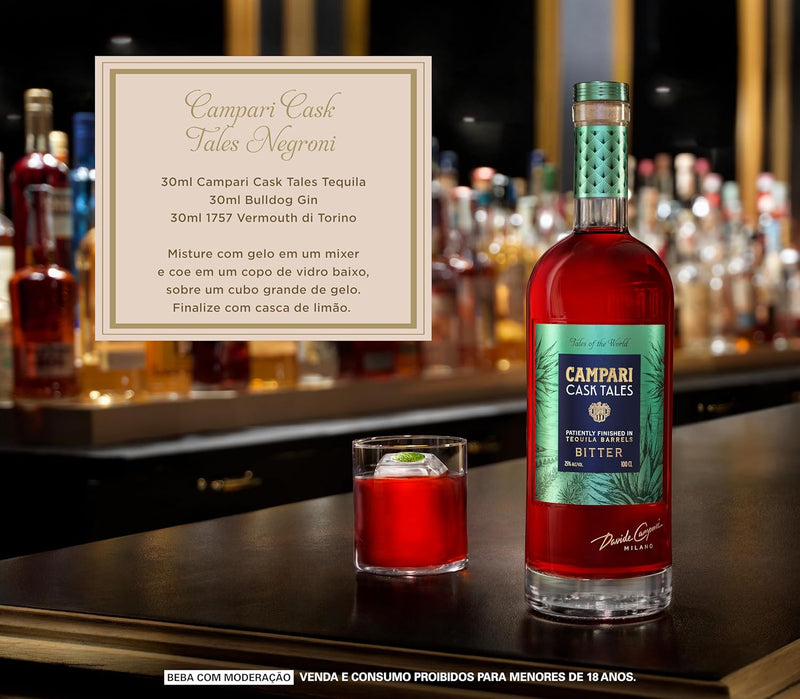 Campari Cask Tales Tequila 1000ml - Edição Limitada