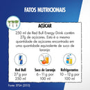 Pack de 24 Latas Red Bull Energético, Morango & Pêssego, 250ml
