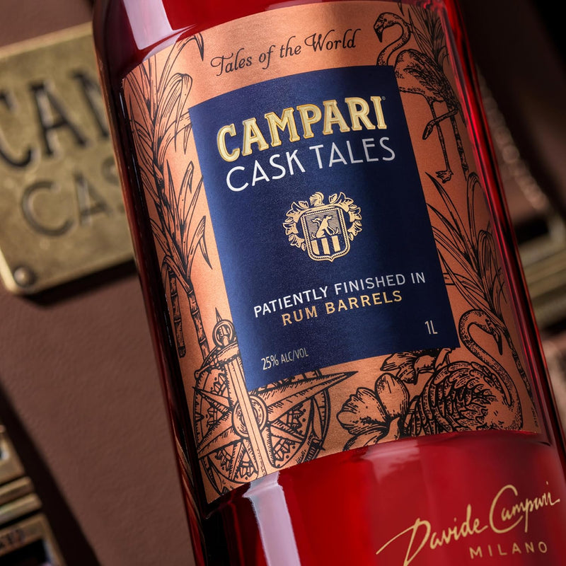 Campari Cask Tales Rum 1000ml - Edição Limitada