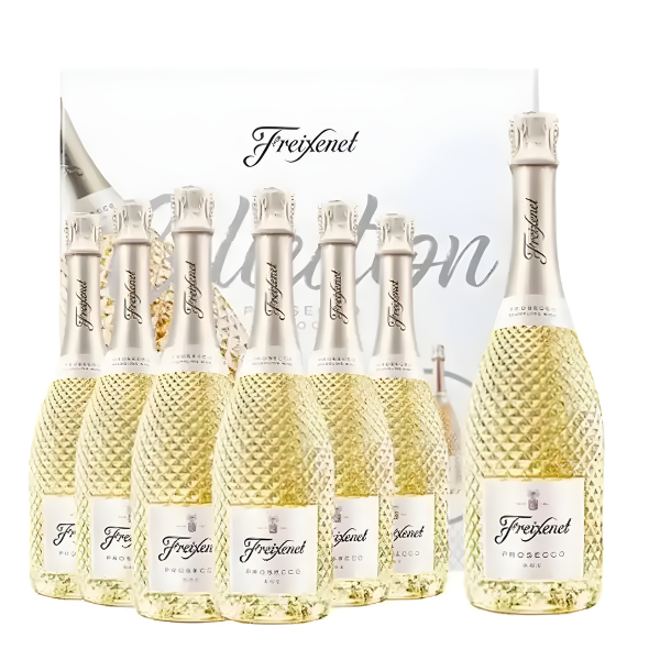 KIT ESPUMANTE FREIXENET PROSECCO 6 UNIDADES 750ML + 1 UNIDADE DE 1500ML