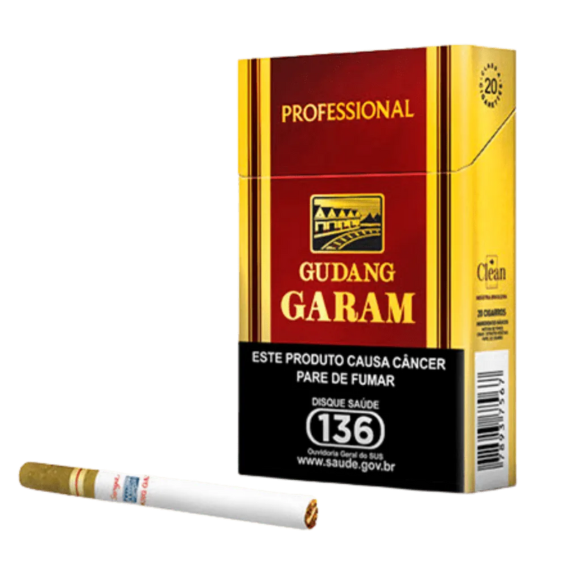 Cigarro Gudang Garam Cravo Nacional - Pacote 10 Maços