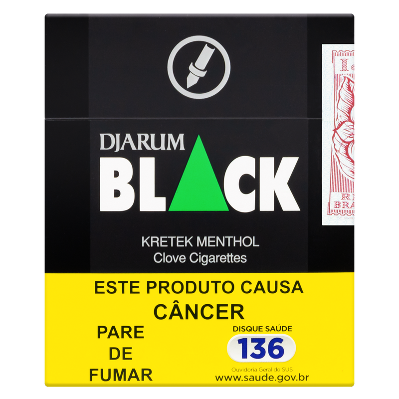Black Menthol Kretek - Pack com 10 unidades