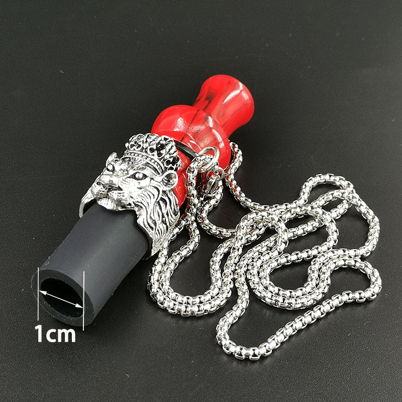 Bocal reutilizável do narguilé com cinta de corrente inoxidável shisha boca dicas da resina de silicone chicha narguille bocal da tubulação de água