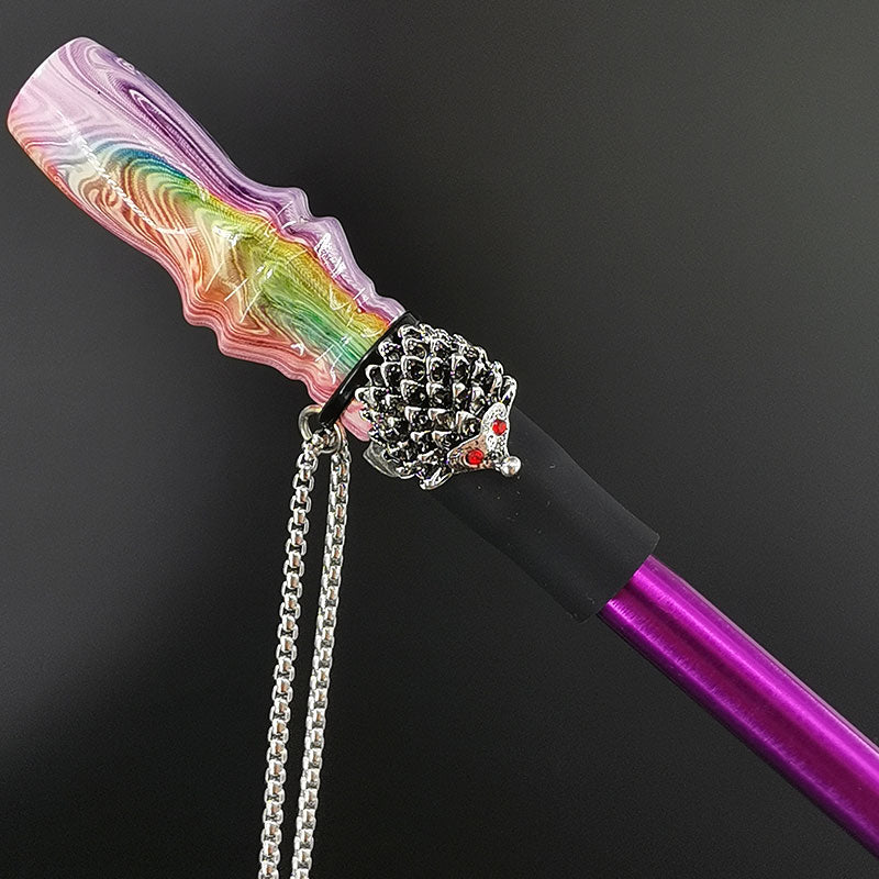 Bocal reutilizável do narguilé com cinta de corrente inoxidável shisha boca dicas da resina de silicone chicha narguille bocal da tubulação de água