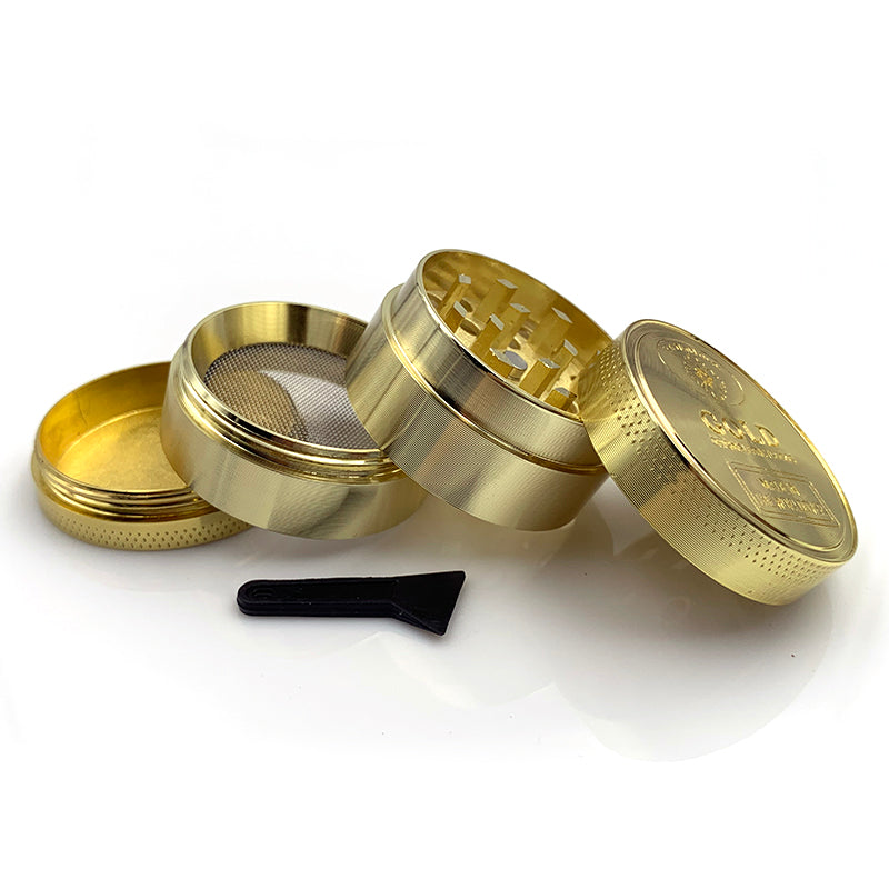 Moedor de ervas 3 camadas 4 peças liga de zinco 40mm