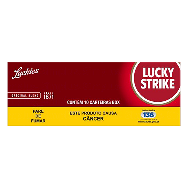 LUCKY STRIKE ORIGINAL BOX - PACK 10 UNIDADES